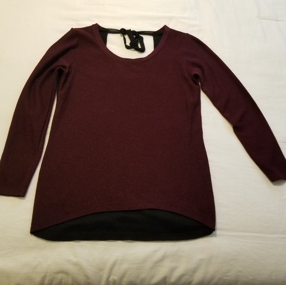 Women's Burgundy Sweater